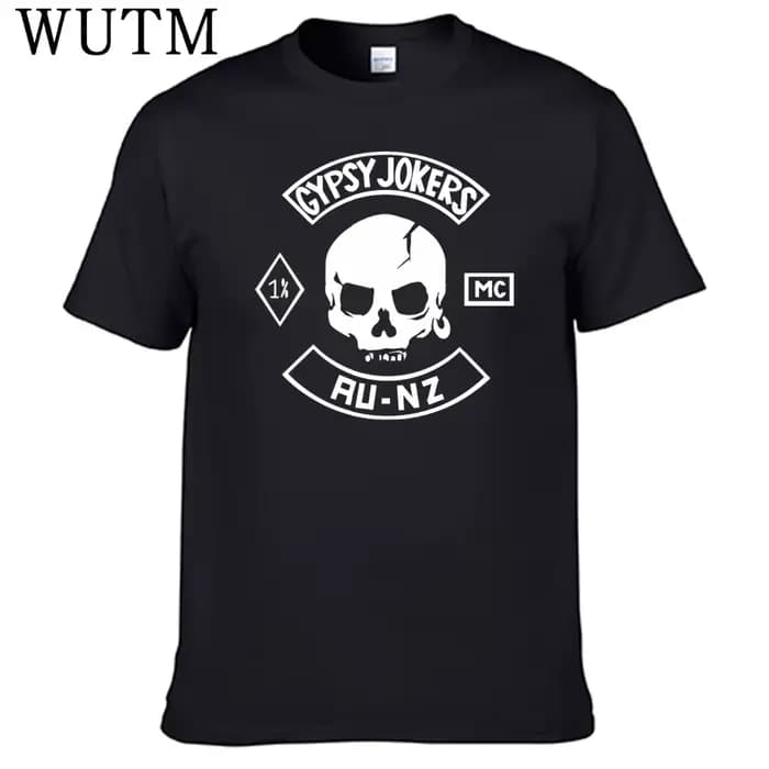 T-shirt Gypsy Jokers MC 100% coton pour hommes