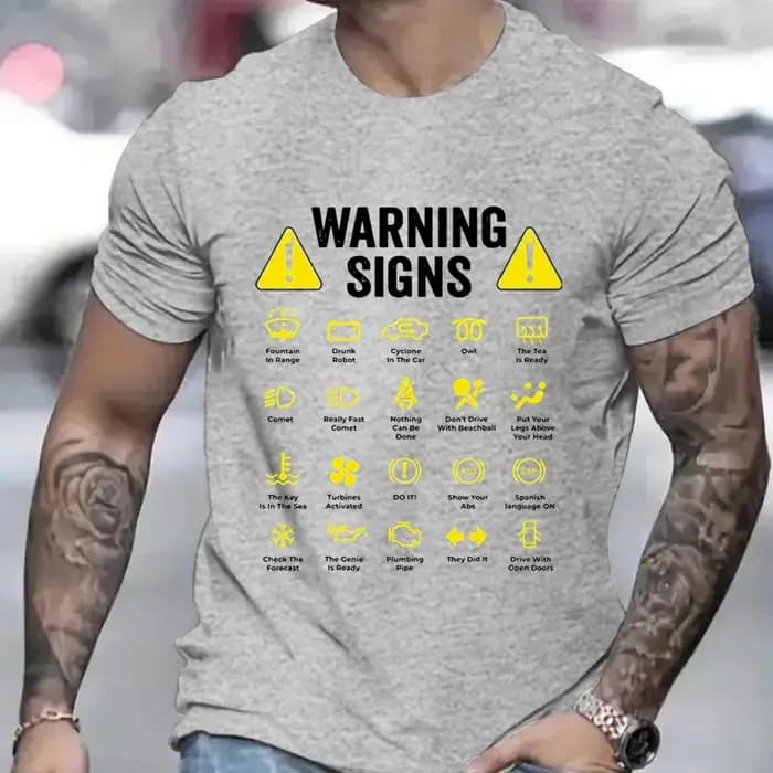 T-shirt de conduite amusant pour hommes
