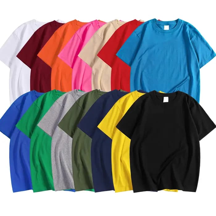 14 couleurs couleur bonbon 100% coton T-Shirts hommes femmes surdimensionné manches courtes décontracté respirant
