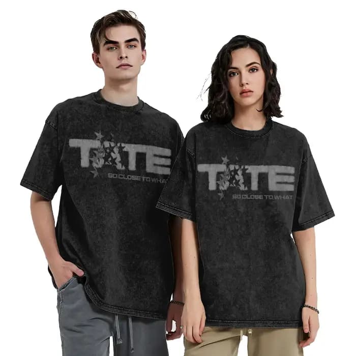 T8 maillot de Football Tate Mcrae lavé T-Shirts Streetwear Hip Hop Vintage