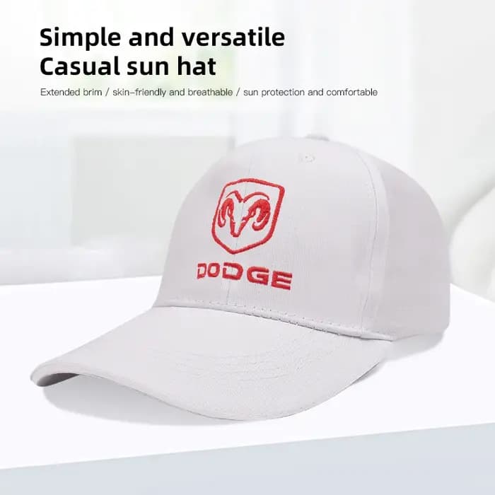 Casquette de Baseball avec emblème Dodge pour hommes et femmes