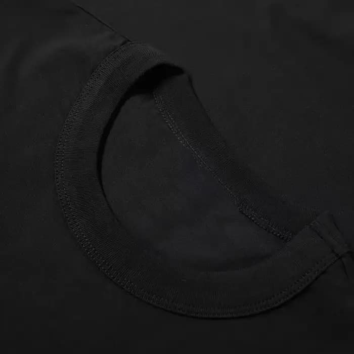 T-shirt noir streetwear pour homme et femme coton motif chats guerriers style décontracté respirant durable pour shopping et loisirs