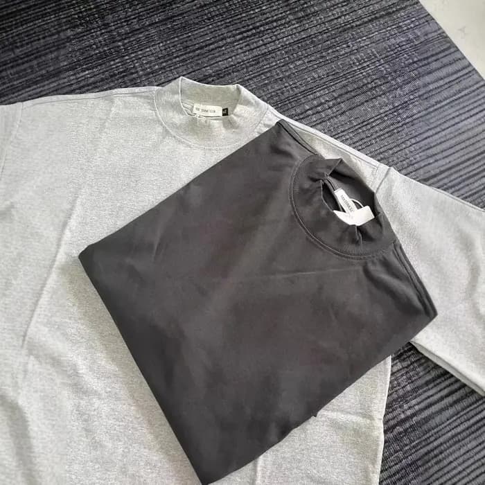 T-Shirt ample surdimensionné à manches courtes et col rond pour hommes