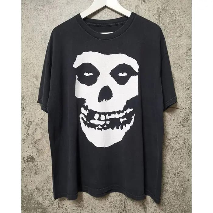The Misfits A Non-conforming Band Electronic Rock Trend Vintage Street Style Hommes et femmes. T-shirt rétro en coton à manches courtes.