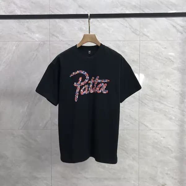 T-shirt Patta de haute qualité 2026ss, hip-hop, coton, logo graphique, t-shirts graphiques pour homm