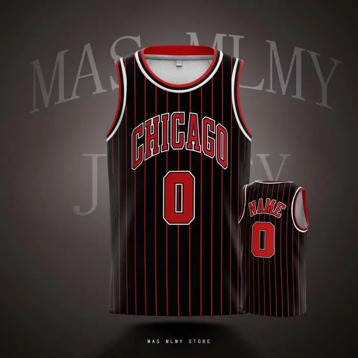 Maillots de basket-ball personnalisés de l'équipe de Chicago pour enfants et adultes