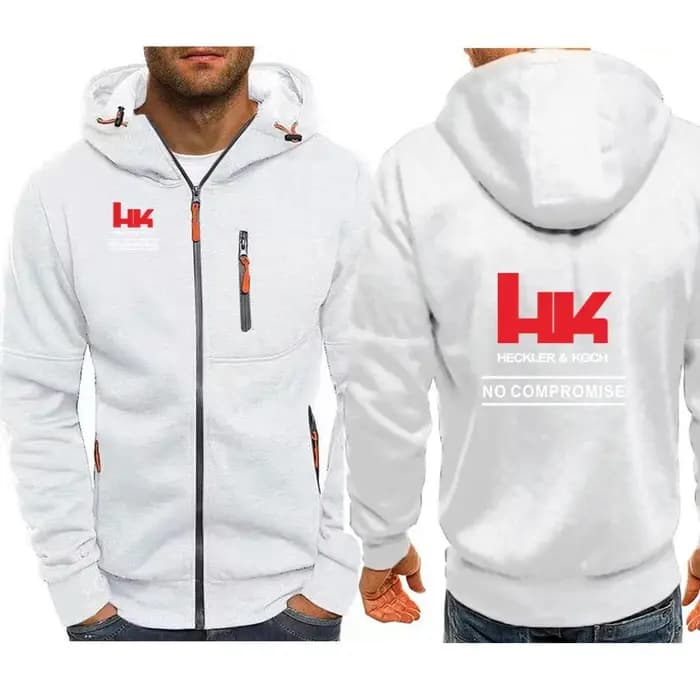 H & K Heckler Koch Logo vestes à capuche pour hommes tir en plein air HK MP5 G3 G36 USP pistolet Punisher XM25 sweat