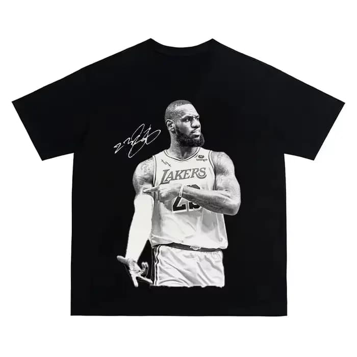 T-shirt de basket-ball LeBron James noir