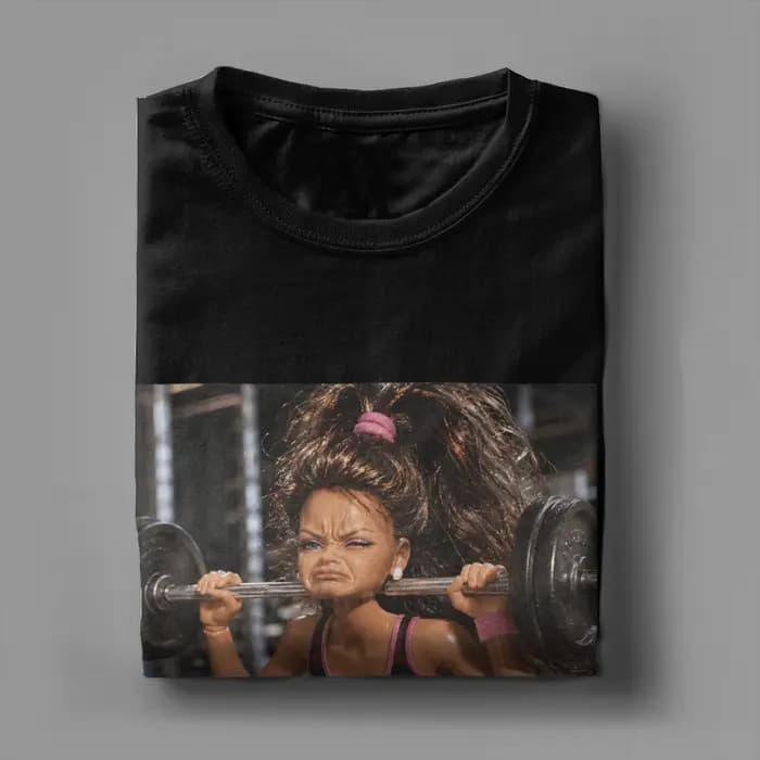 T-shirt vintage en coton à manches courtes