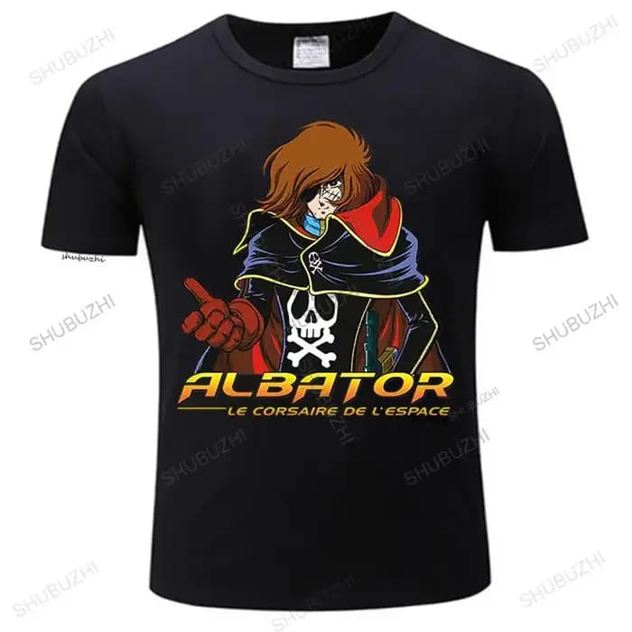 Hommes imprimer t-shirt albator gris