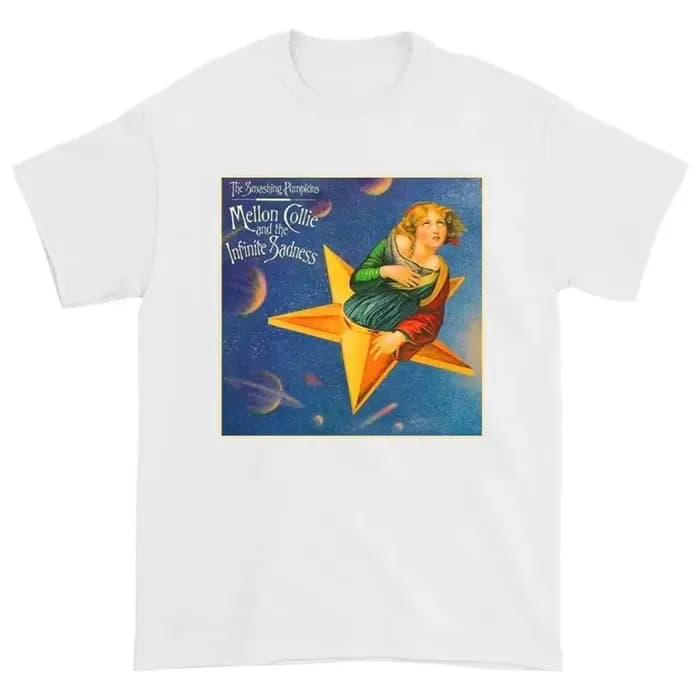 T-shirt imprimé Smashing Pumpkins pour femmes et hommes