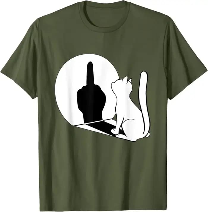 T-shirt en coton pour homme à manches courtes et col rond