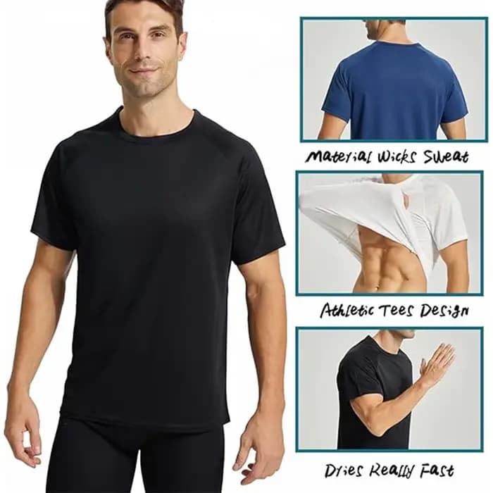 Chemise de compression à manches courtes pour hommes