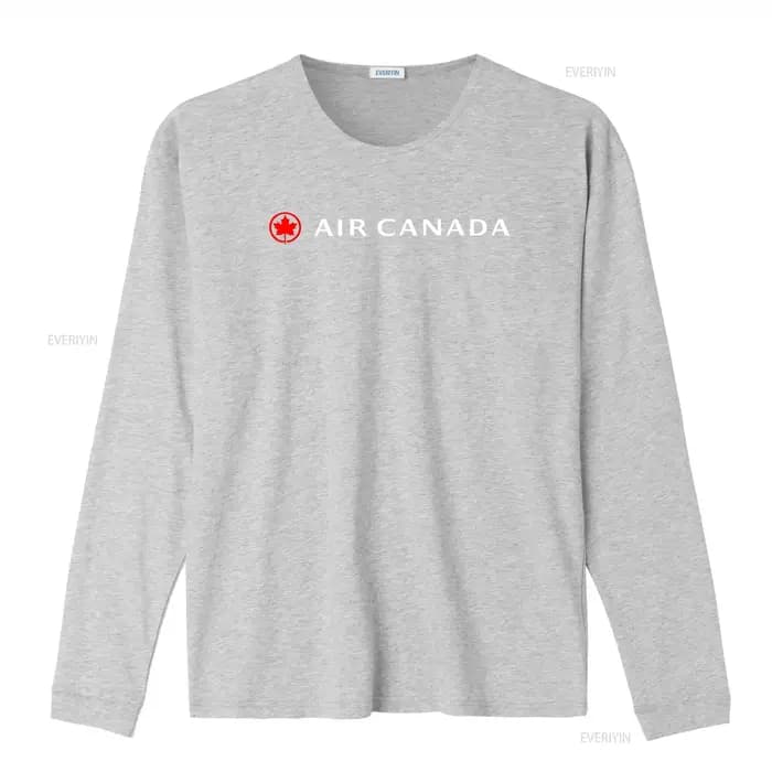 T-shirt avec logo Air Canada Airlines en noir