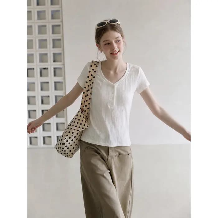 T-shirt blanc pour femme