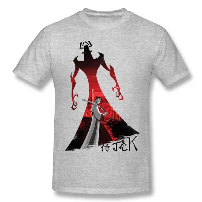Samouraï Jack Cool créatif t-shirt décontracté offre spéciale