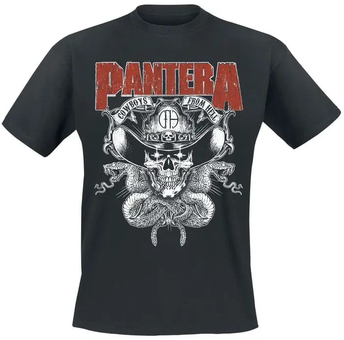 T-Shirt avec Logo Pantera pour hommes et femmes