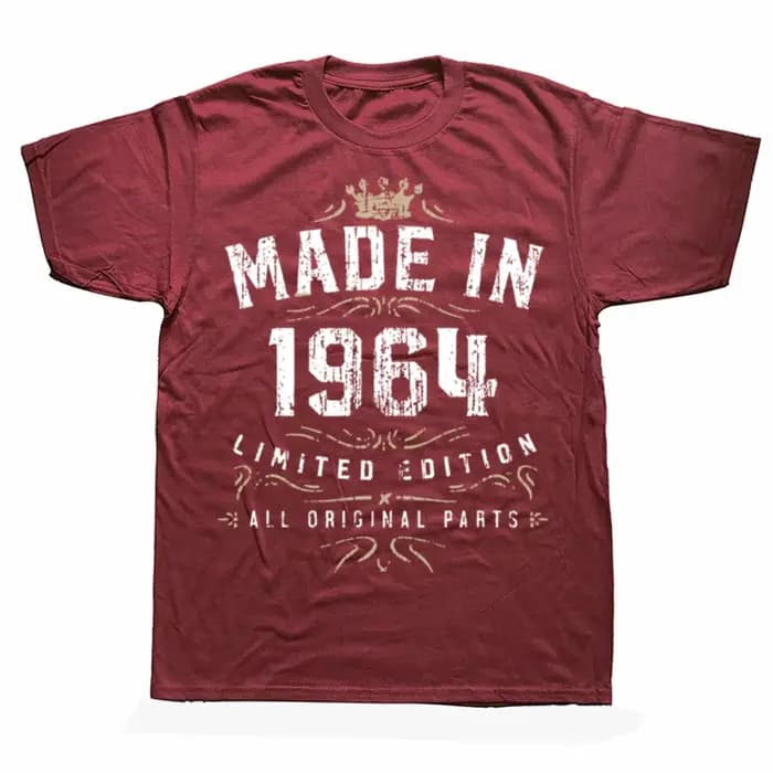 T-shirts drôles fabriqués en 1964 pour anniversaire