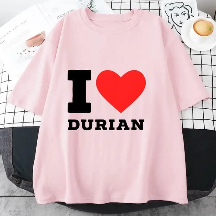 Durian-T-shirt Streetwear pour Femme