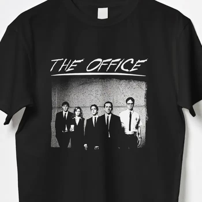 L'émission de télévision de bureau série Michael Scott Jim Halpert Dwight Schrute Pam Beesly imprimé T-shirt femme