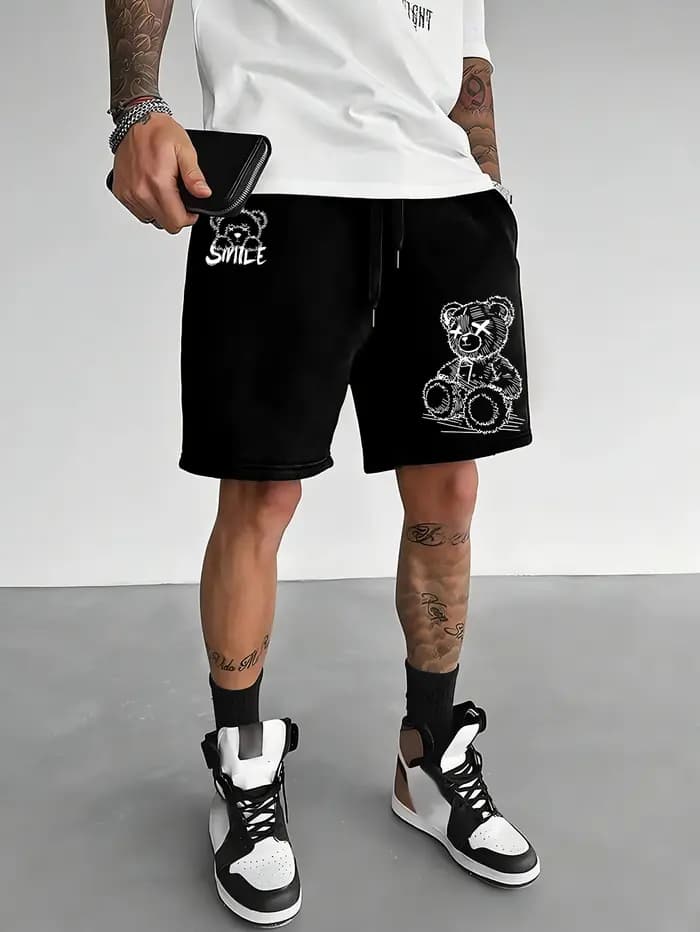 Shorts de marque streetwear surdimensionnés pour hommes