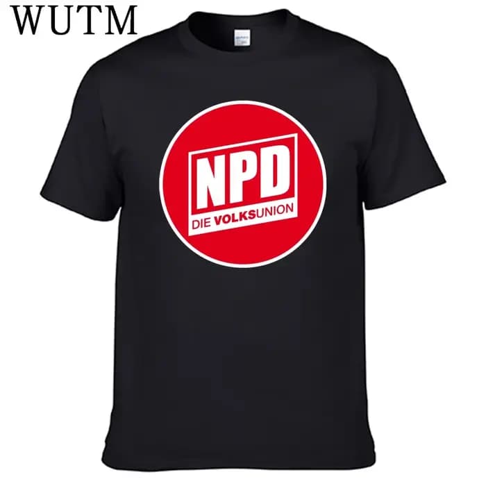 Die Nationaldemokratische Partei Deutschlands t-shirt 100% coton chemise NPD