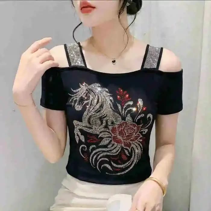 T-shirt d'été streetwear pour femme