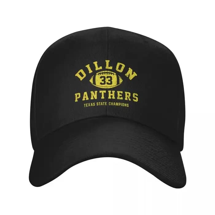 Dillon Panthers Texas State Champions - Casquette de baseball avec logo vintage, chapeau derby, sac