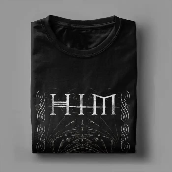 Harajuku T-Shirt Ville Valo Arch Him bande coton T-Shirts mode