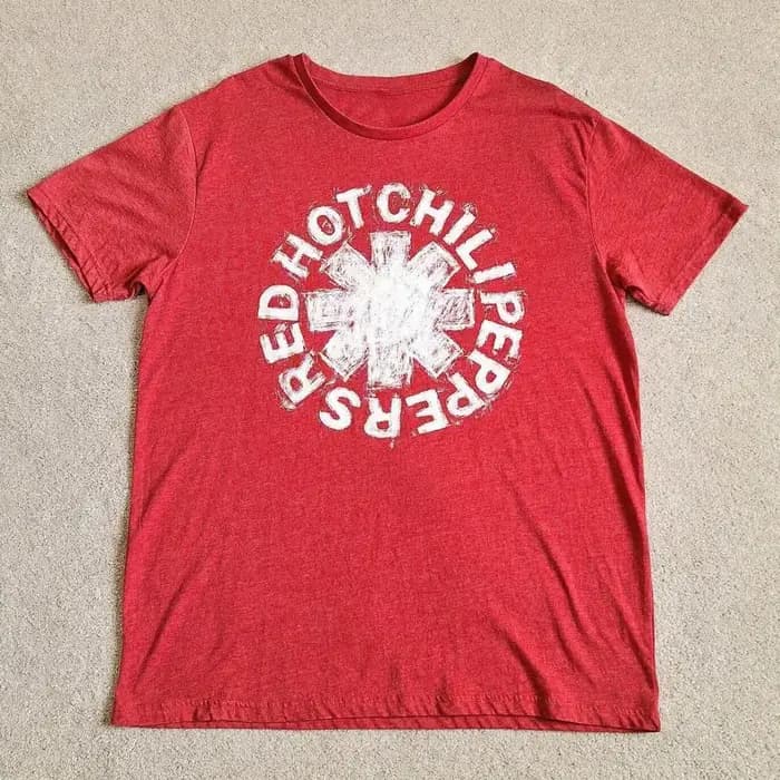T-shirt à manches courtes Red Hot Chilmovies pour homme, Peppers, Rock Band