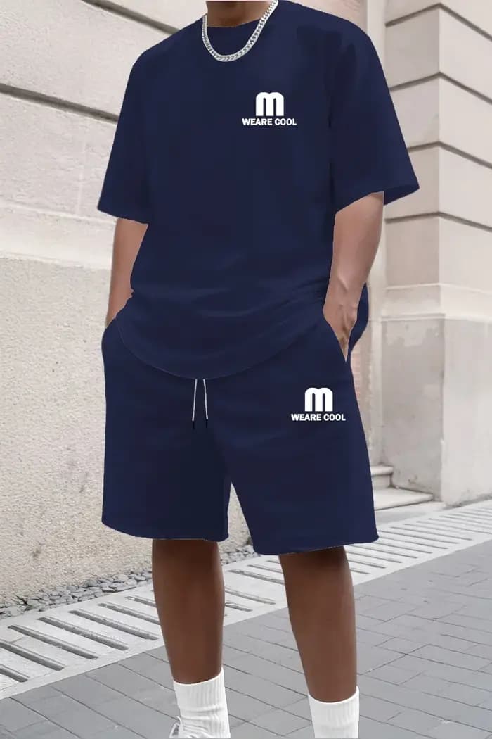 T-shirt noir pour homme à manches courtes