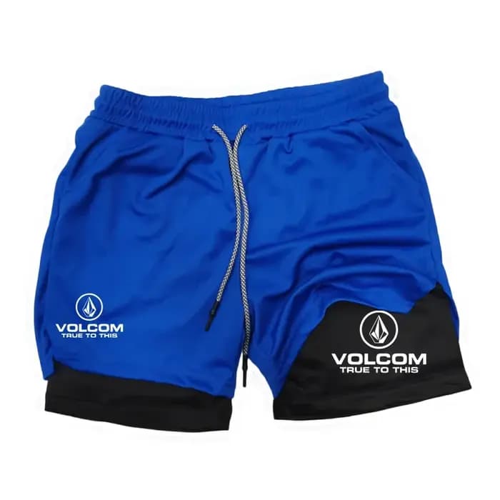 VOLCOM Short de sport imprimé 2 en 1 pour homme