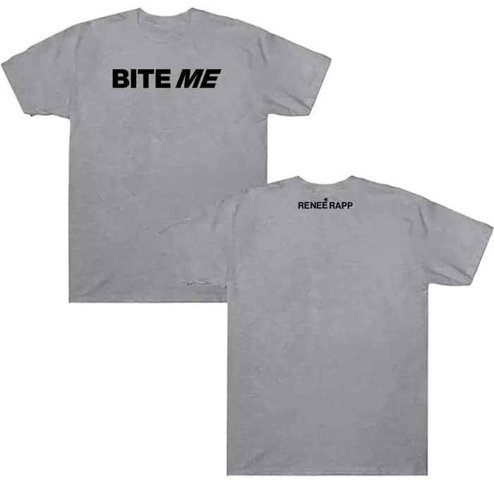 Reneé Rapp chanteur Album impression t-shirts Bite Me T-shirt coton doux unisexe Streetwear à manches courtes col rond