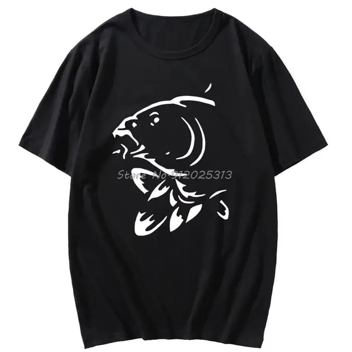 Harajuku carpe poisson manches courtes pêches ruiné ma vie T-shirt hommes femmes T-shirt vêtements p