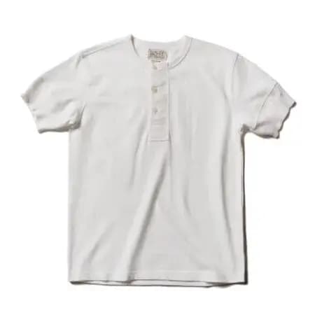 BlearSON Henley-T-Shirt à Manches Courtes pour Homme, en Coton, Slim Fit, Vintage, Décontracté, Docu