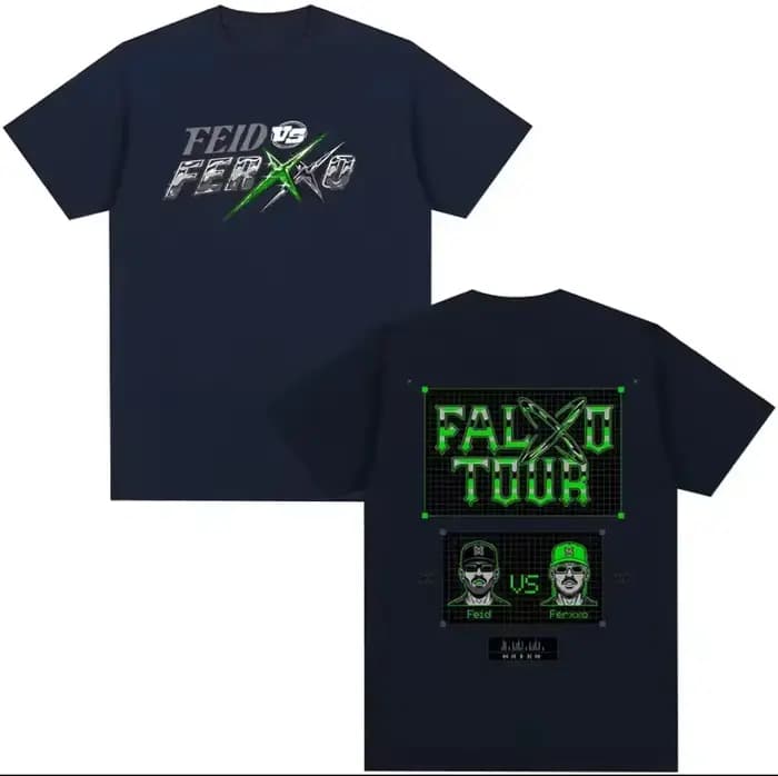 T-shirts de la tournée 2026 du rappeur Feid Ferxxo