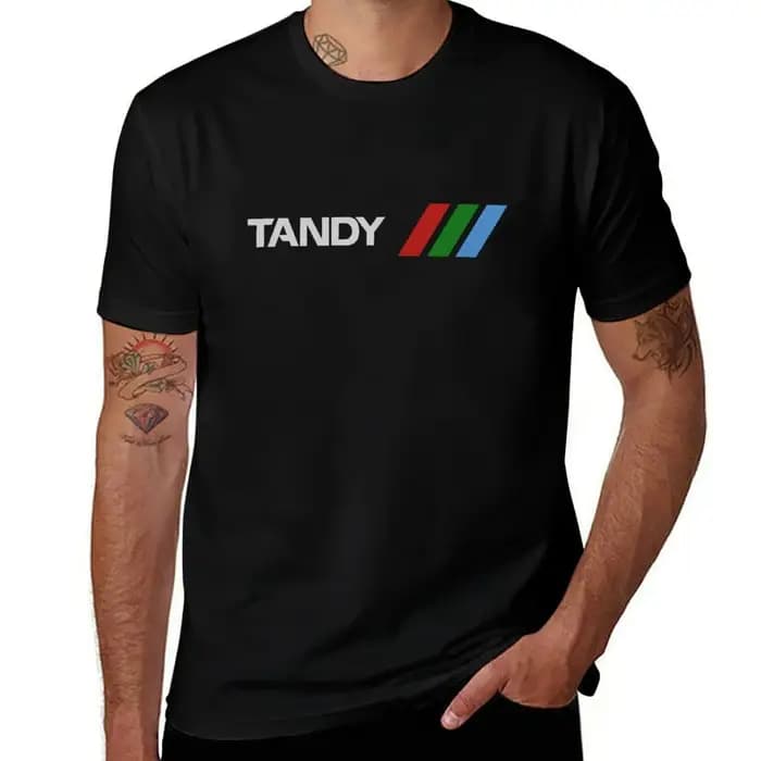 Tandy Grow-T-Shirt Surdimensionné pour Homme, Vêtement Vintage, Graphique, Scopique