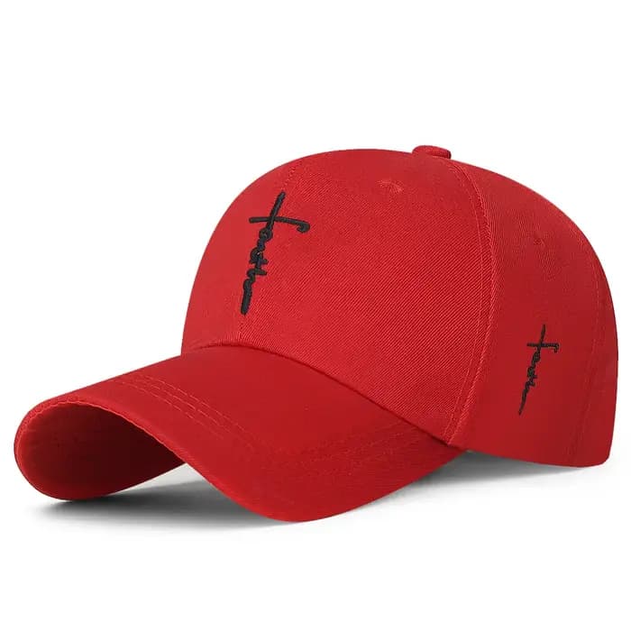 Casquette de baseball décontractée avec croix anglaise brodée pour hommes et femmes