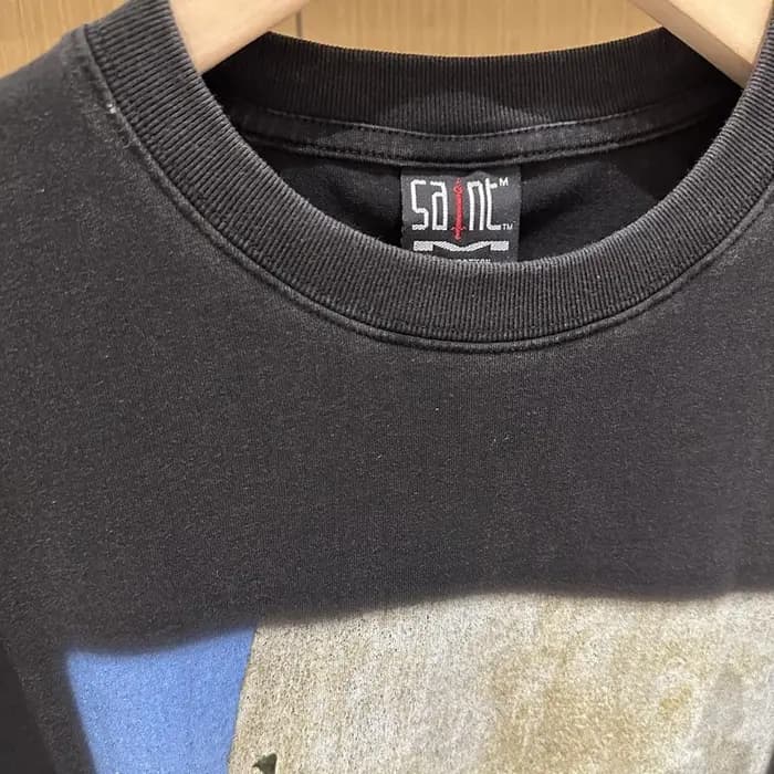 Été américain Saint rétro T-shirts Do Odl lavé Vintage hommes femmes haute rue ample décontracté à manches courtes