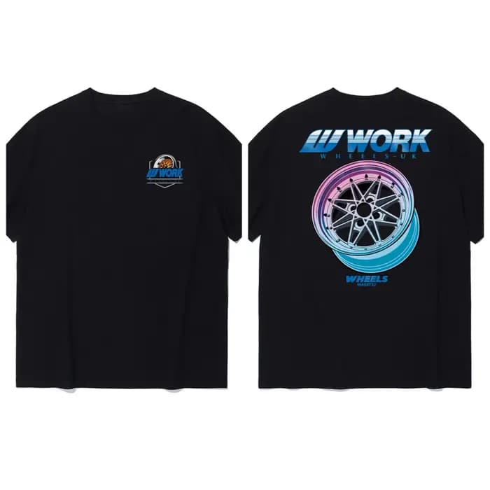 T-shirt col rond pour hommes, nouveau moyeu de roue de travail, Style de voiture modifié, imprimé gr