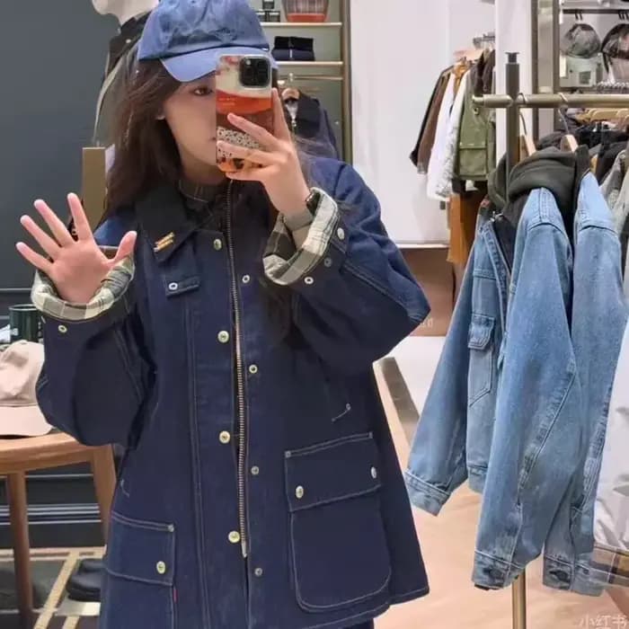 Veste en jean Collaboration, unisexe