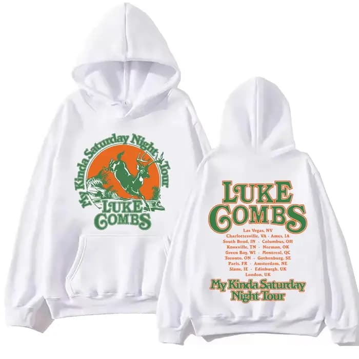 Luke Combs Tour 2026 Sweat à capuche pour homme et femme