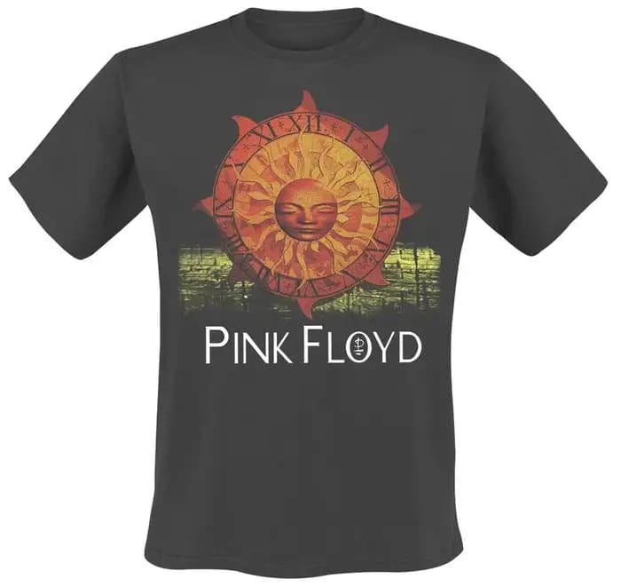 DSOTM 1972 Pink Floyd Band T-Shirt 100% coton