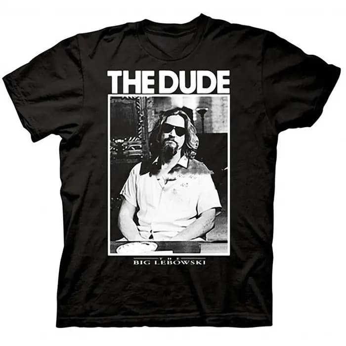 Big Lebowski-T-shirt à Manches Courtes pour Homme et Femme