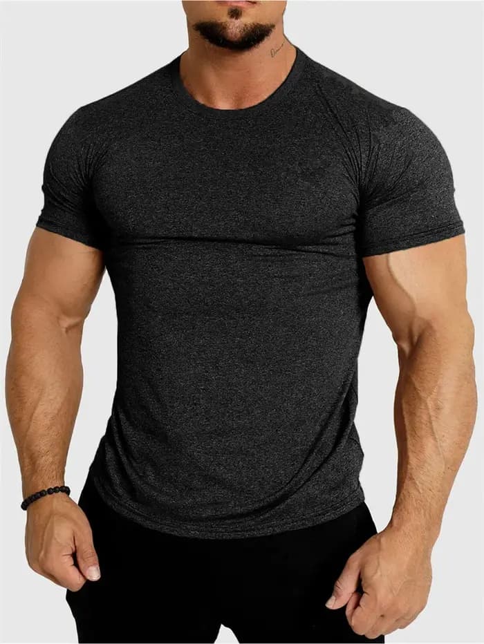 2025 nouveau T-shirt de sport serré séchage rapide fitness vêtements