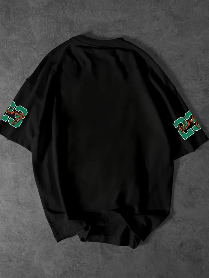 T-shirt pour homme, imprimé multi-positions Hip-Hop Teddy Bear avec le numéro 23 et le texte New York