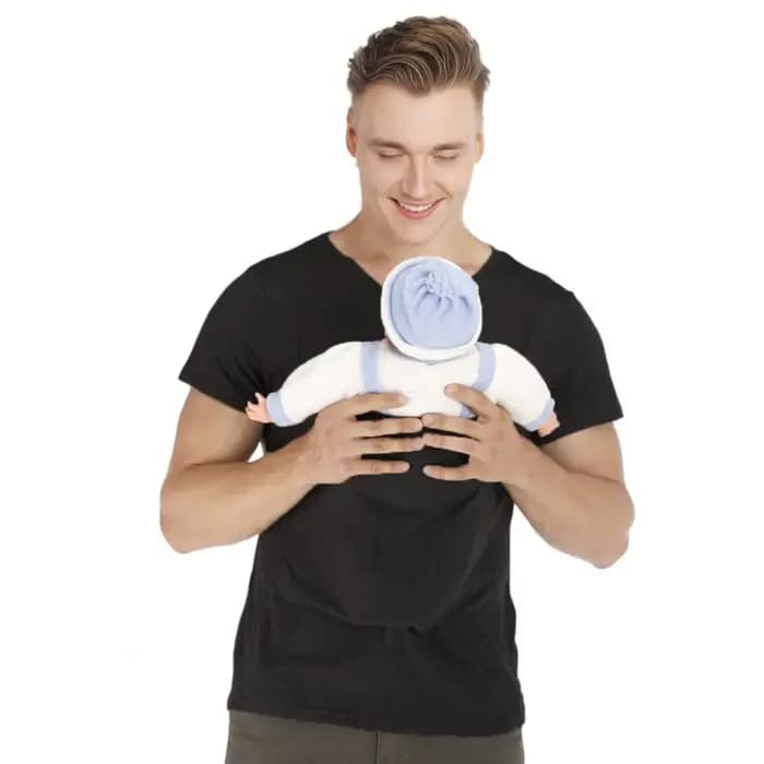 T-shirt de portage pour homme en mélange de coton