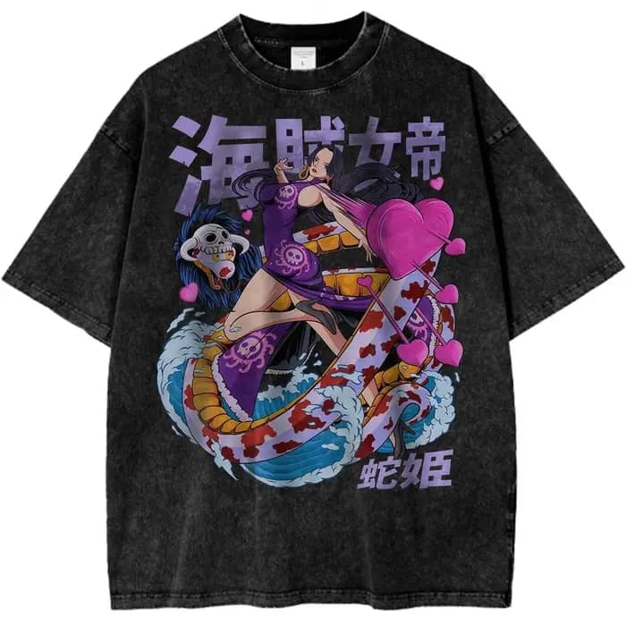Nico Robin une pièce Anime t-shirt Vintage graphique