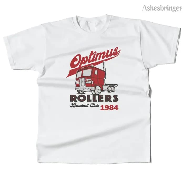Hommes coton Optimus rouleaux graphique drôle t-shirt rue Style décontracté