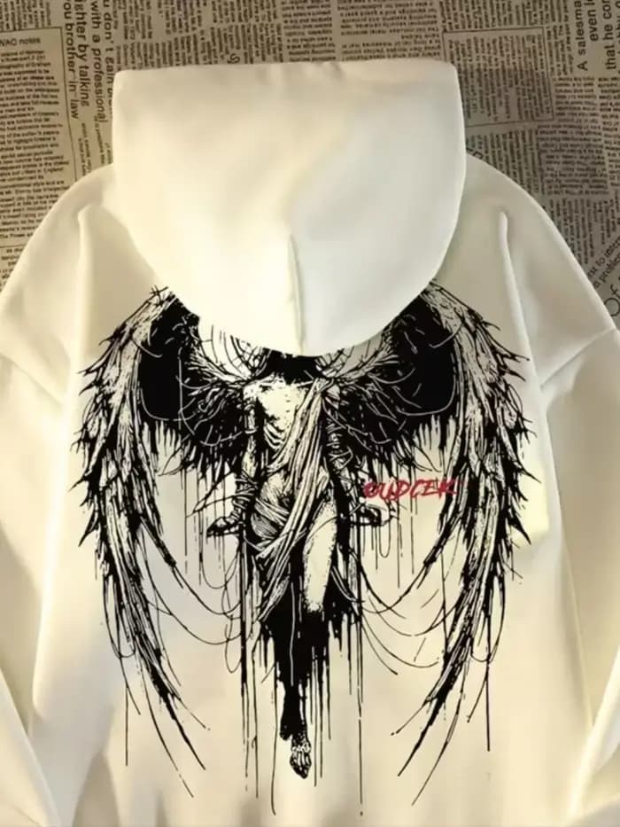 Cool Wing sweat à capuche pull décontracté hommes femmes quotidien confortable polyvalent en plein a